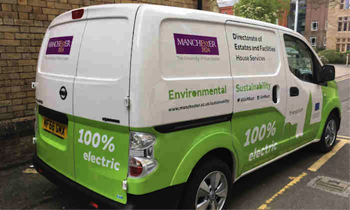 Leasing electric vans for estate management