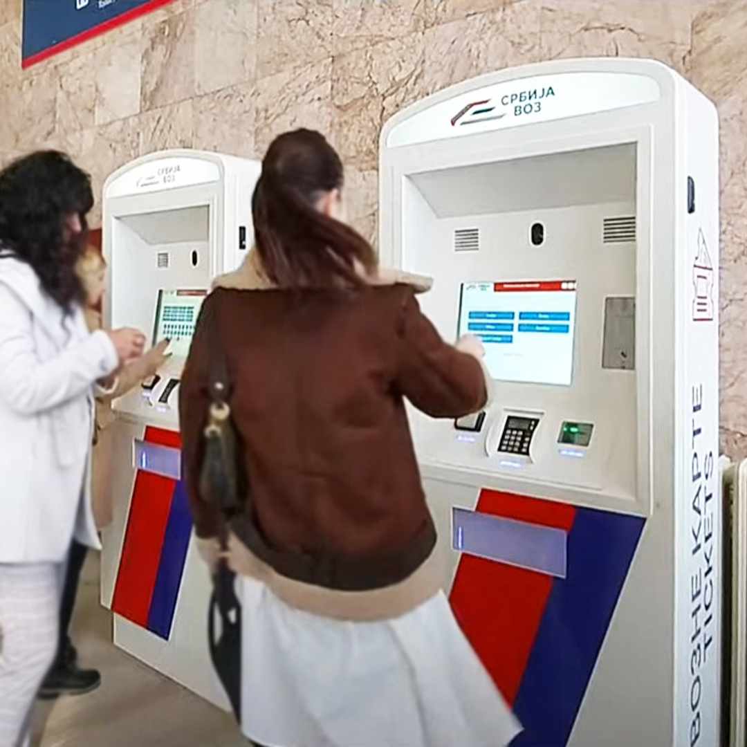 Rail Transports with TVM Kiosks (Ticket Vending Machine)