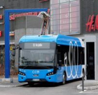 Electric bus charging system